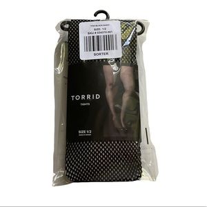 torrid fishnet tights black footed